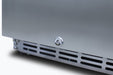 TrueFlame 15" Outdoor Rated Fridge with Stainless Door AMD-RFR-15S - close-up of door lock