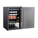 TrueFlame 22" 4.3 Cu. Ft. Deluxe Compact Refrigerator AMD-RFR-22D - door open, stocked with drinks