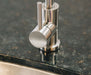TrueFlame 19" x 15" Undermount Sink TF-NK-19U - close-up of faucet
