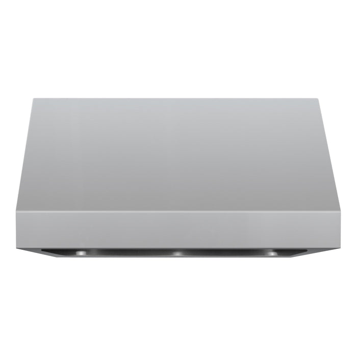 TrueFlame 36" Vent Hood with 1,000 CFM Motor and Mounting Bracket TF-VH36-2 - front view of vent hood