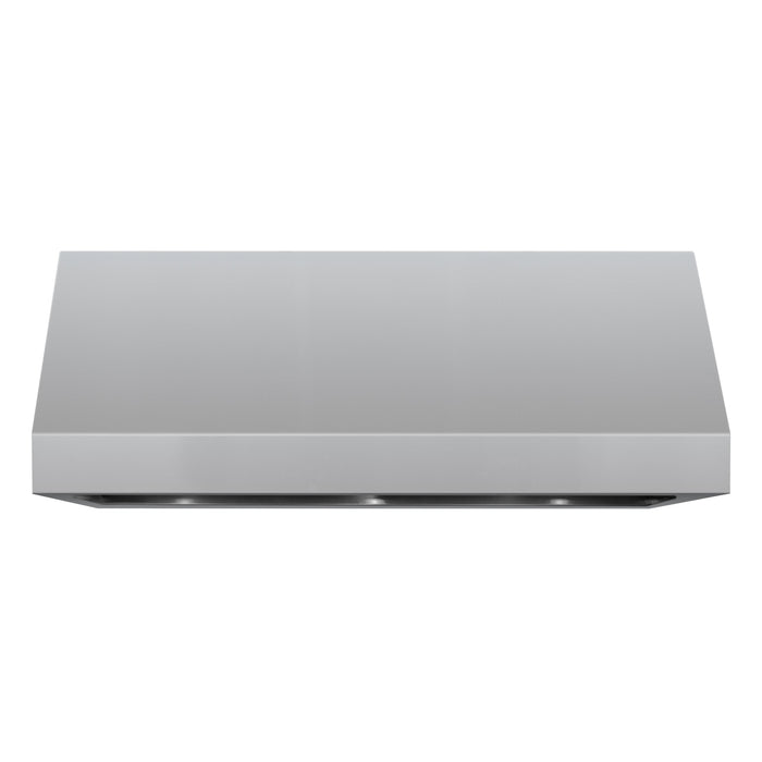 TrueFlame 48" Vent Hood with 2,000 CFM Motor and Mounting Bracket TF-VH48-3 - front view of vent hood
