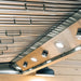TrueFlame 48" Vent Hood with 2,000 CFM Motor and Mounting Bracket TF-VH48-3 - underside close-up with lights and controls