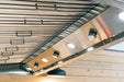 TrueFlame 72" Vent Hood TF-VH72-3 - underside close-up with lights and controls (60" model pictured)