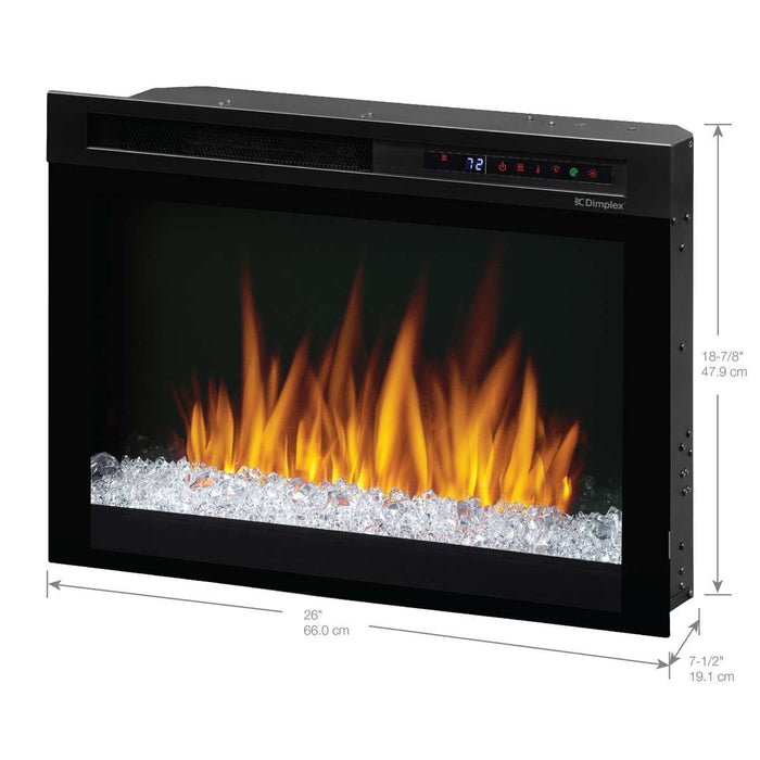 Dimplex Nova Acrylic Crystals Plug-In Electric Firebox