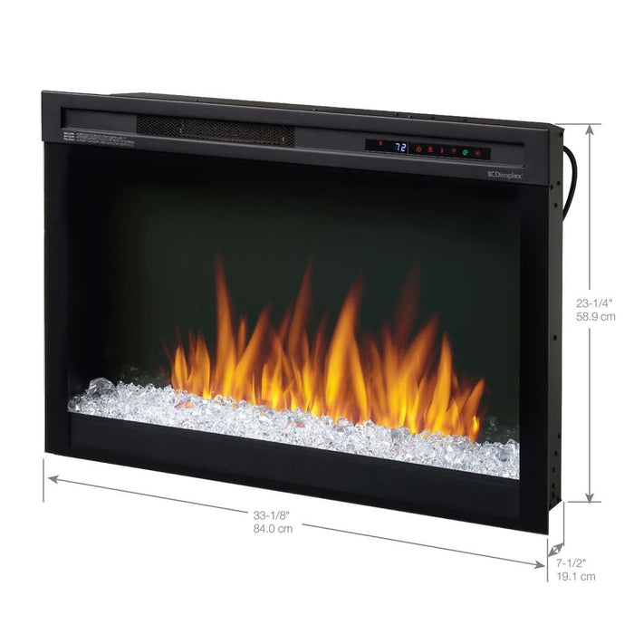 Dimplex Nova Acrylic Crystals Plug-In Electric Firebox