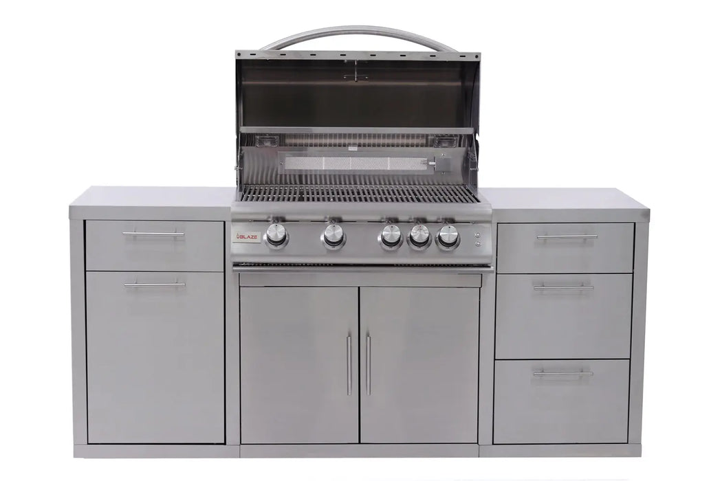 Blaze BBQ Island For 32" LTE Series Grill Blaze