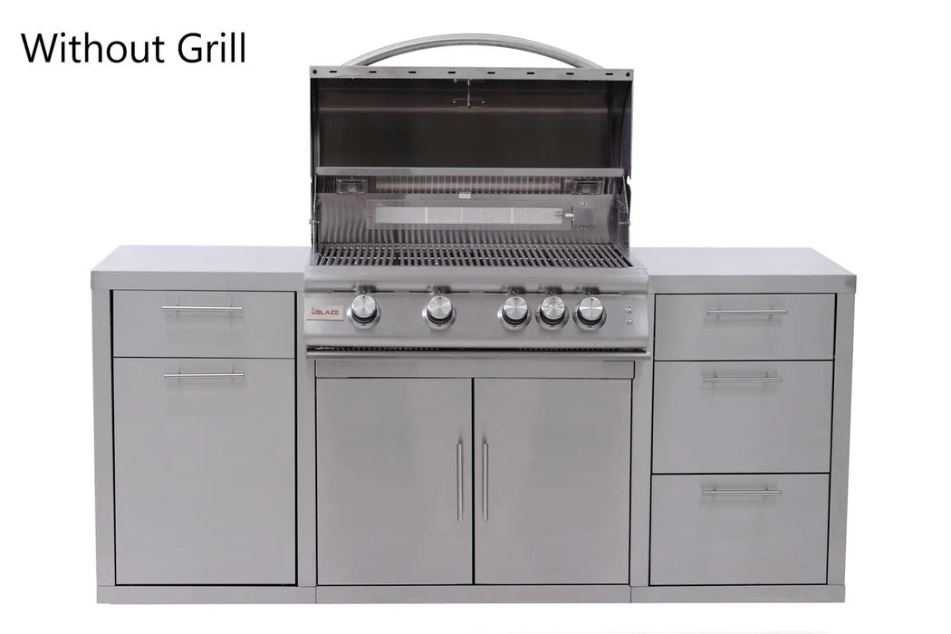 Blaze BBQ Island For 32" LTE Series Grill Blaze