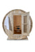 Dundalk 4 Person White Cedar Harmony Outdoor CTC22W Dundalk