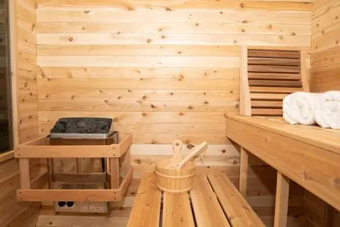 Dundalk Canadian Timber Luna White Cedar Outdoor Sauna CTC22LU Dundalk