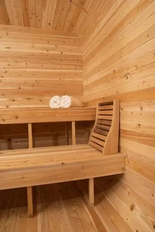 Dundalk Canadian Timber Luna White Cedar Outdoor Sauna CTC22LU Dundalk