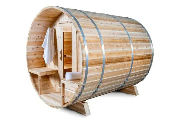Dundalk Canadian Timber White Cedar Serenity Outdoor Sauna CTC2245W Dundalk