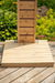 Dundalk White Cedar Outdoor Sierra Pillar Shower CTC105 Dundalk