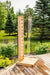 Dundalk White Cedar Outdoor Sierra Pillar Shower CTC105 Dundalk