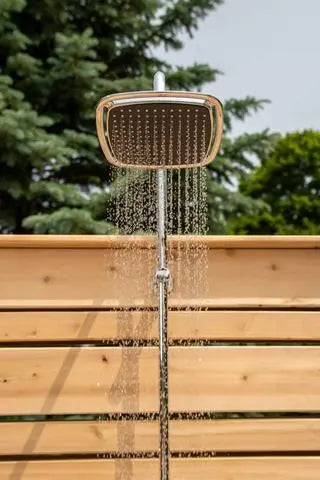 Dundalk White Cedar Outdoor Savannah Standing Shower CTC205 Dundalk