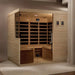 Dynamic La Sagrada 6 person Ultra Low EMF Infrared Sauna - Canadian Hemlock Dynamic