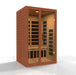 Dynamic Santiago Elite 2 person Ultra Low EMF Infrared Sauna - Canadian Hemlock Dynamic