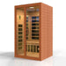 Dynamic Santiago Elite 2 person Ultra Low EMF Infrared Sauna - Canadian Hemlock Dynamic