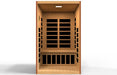 Dynamic Santiago Elite 2 person Ultra Low EMF Infrared Sauna - Canadian Hemlock Dynamic