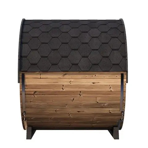 SaunaLife Model EE8G Traditional 6 Person Outdoor Sauna Barrel, 646-SL-MODELEE8G SaunaLife