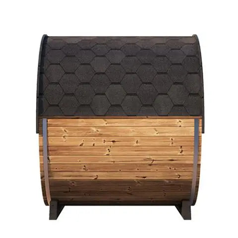 SaunaLife Model EE8G Traditional 6 Person Outdoor Sauna Barrel, 646-SL-MODELEE8G SaunaLife
