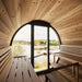 SaunaLife Model EE8G Traditional 6 Person Outdoor Sauna Barrel, 646-SL-MODELEE8G SaunaLife
