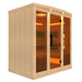 Golden Designs "Reserve Edition" 6-Person Full Spectrum PureTech™ Near Zero EMF FAR Infrared Sauna with Himalayan Salt Bar & Canadian Hemlock | GDI-8260-01 Golden Design Saunas
