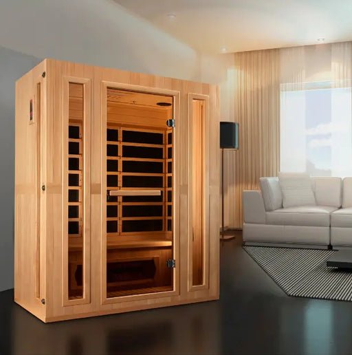 Maxxus 3 Person Low EMF Infrared Sauna - Canadian Hemlock Maxxus