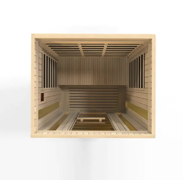 Maxxus 3 Person Low EMF Infrared Sauna - Canadian Hemlock Maxxus