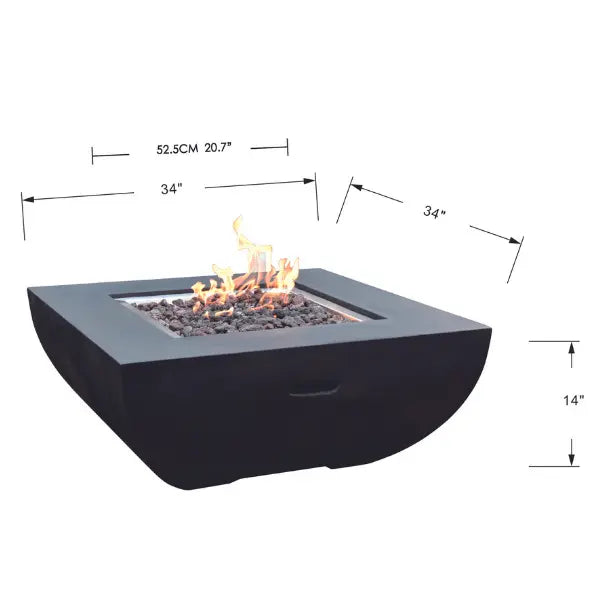 Aurora Fire Pit OFG114 Modeno