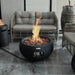 Modeno York Round Concrete Fire Bowl Modeno