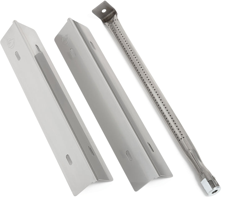 Napoleon 1 Burner & 2 Sear Plates for Built-in 500 and 700 Series 32/38/44 - stainless steel burner tube and two sear plates