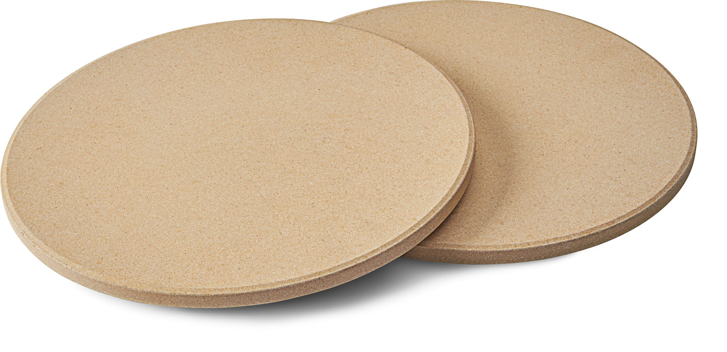 Napoleon 10" Personal Sized Pizza/Baking Stone Set - two round baking stones