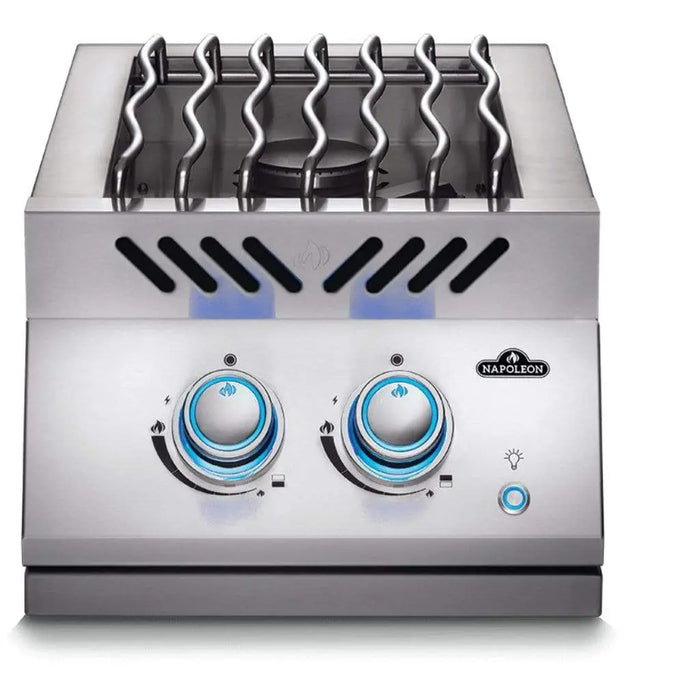 Napoleon 15" Built-in 700 Series Inline Dual Range Top Drop-in Burner with Stainless Steel Cover Napoleon