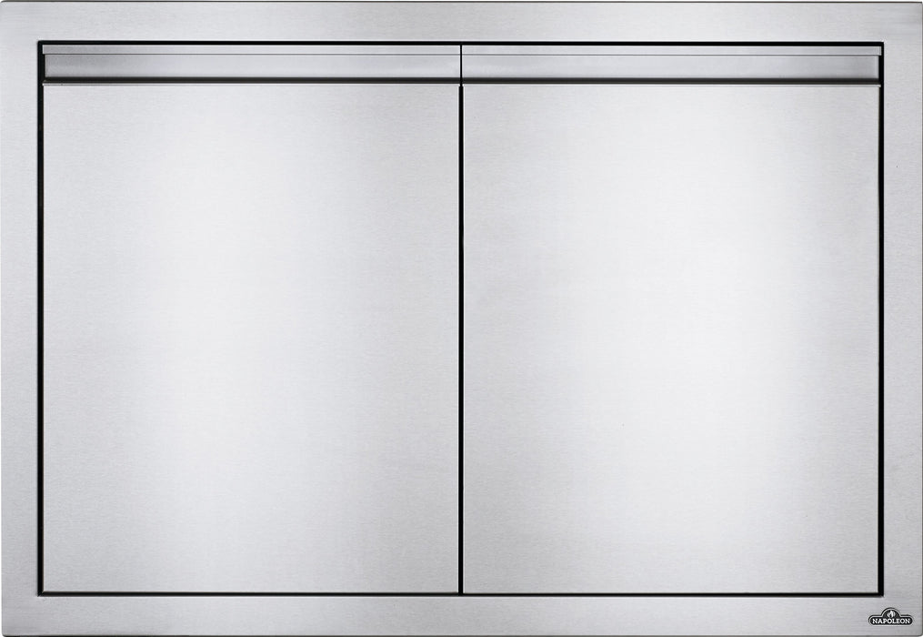 Napoleon 36" Stainless Steel Large/Small Double Door - large double door, front view