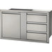 Napoleon 42" X 24" Stainless Steel Large Single Door and Triple/Double Drawer Napoleon