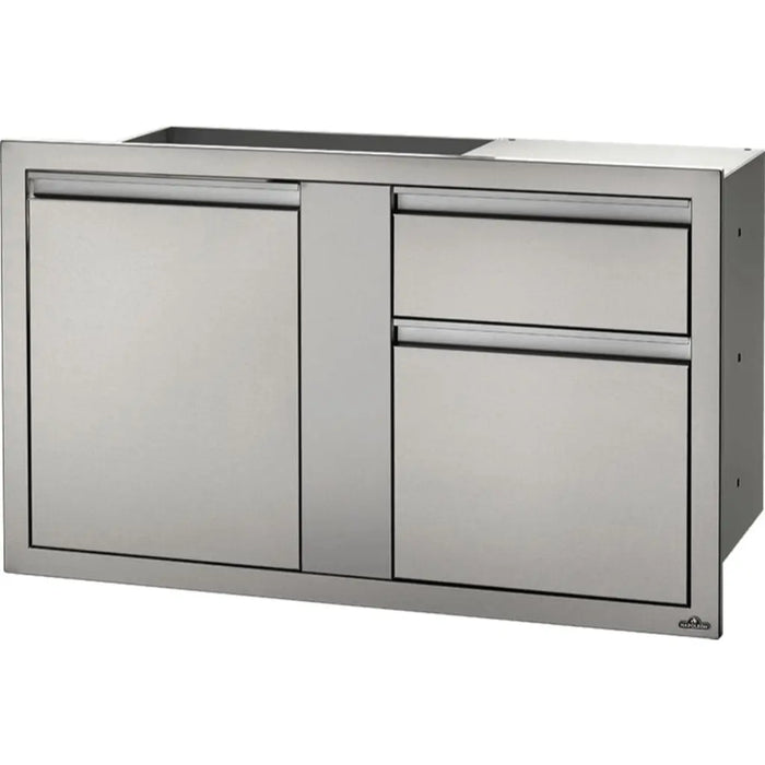 Napoleon 42" X 24" Stainless Steel Large Single Door and Triple/Double Drawer Napoleon