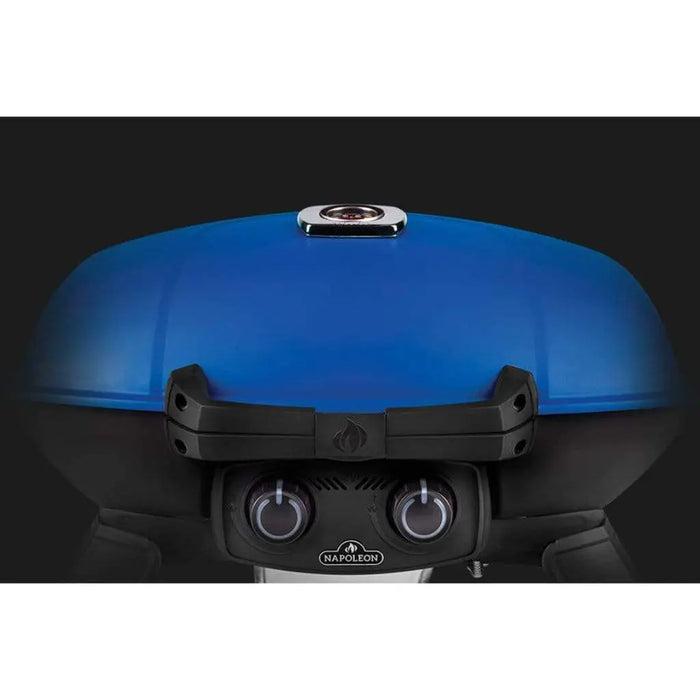 Napoleon 44" TravelQ 285X Portable Freestanding Propane Gas Grill With Griddle - Blue Napoleon