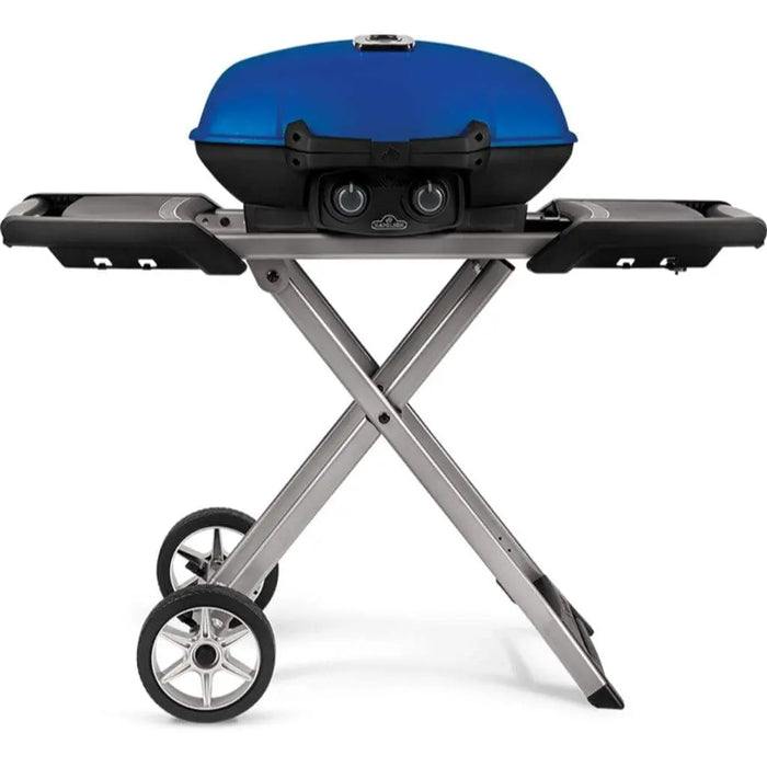 Napoleon 44" TravelQ 285X Portable Freestanding Propane Gas Grill With Griddle - Blue Napoleon