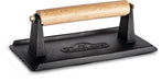 Napoleon 56056 Cast Iron Chef's Press - cast iron press with wood handle