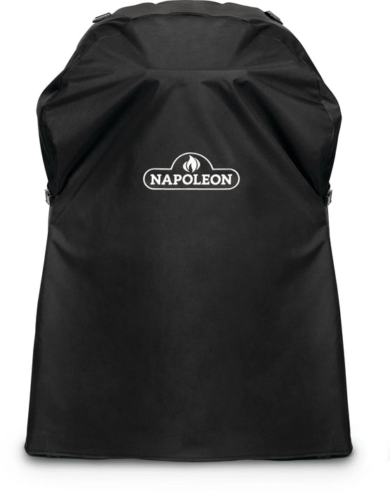 Napoleon 61287 TravelQ PRO285 Scissor Cart Cover - black cover with Napoleon logo, front view