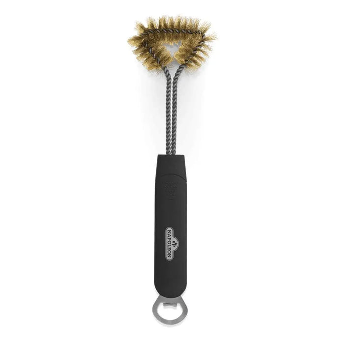 Napoleon 62012 Three Sided Grill Brush with Bottle Opener Napoleon