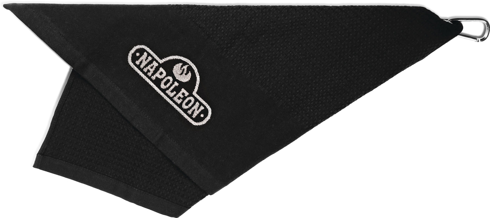 Napoleon 62150 PRO Grill Towel - dark gray towel with Napoleon logo and hanging loop