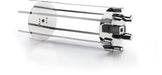 Napoleon 64008 Rotisserie Shish-Kebab Skewer Set - stainless steel skewer set on its end plates