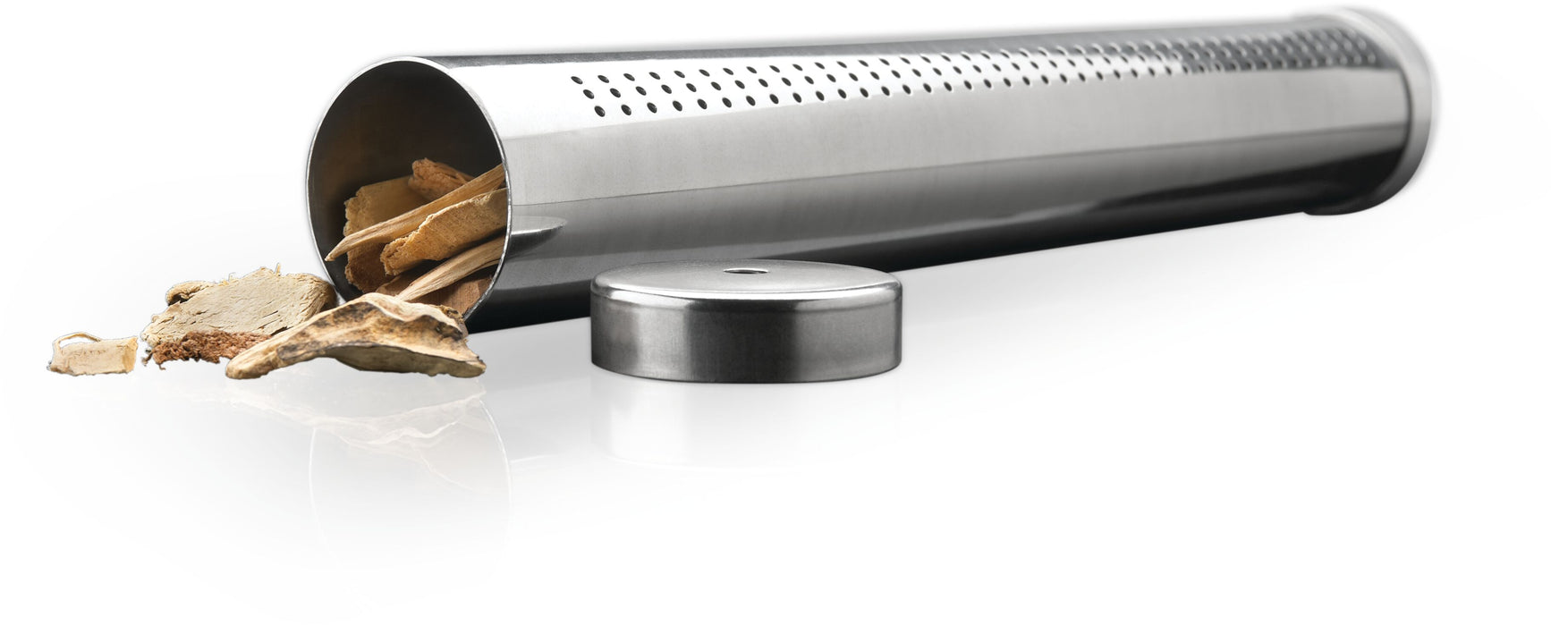 Napoleon 67011 PRO Stainless Steel Smoker Pipe - stainless steel smoker pipe with wood chips