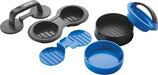 Napoleon 70060 Gourmet Burger Press Kit - burger press parts in black and blue