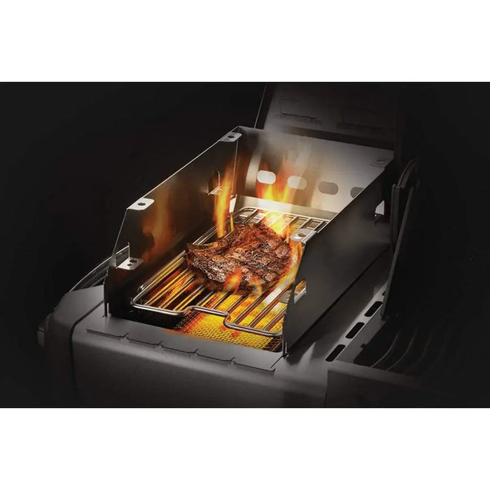 Napoleon 71301/71302 Side Burner Windshield with Skewer Rack Napoleon
