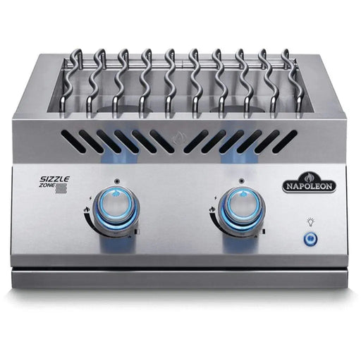 Napoleon Built-in 700 Series 18" Dual Range Top Burner with Stainless Steel Cover Napoleon