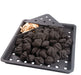 Napoleon Cast Iron Charcoal and Smoker Tray for Prestige Series - tray filled with charcoal and wood chips