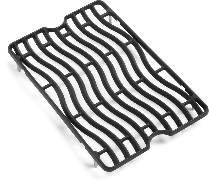 Napoleon Infrared Side Burner Grid - Service Parts - cast iron wave grid, angled view