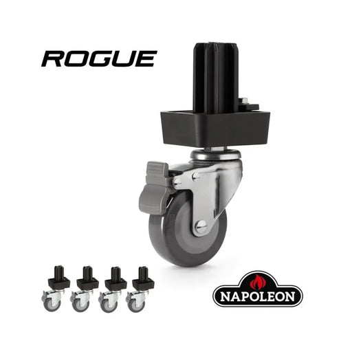 Napoleon S82002 Heavy Duty Swivel Castors upgrade kit for Rogue Series - Service Parts Napoleon
